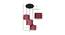 Princeton Maroon Natural Fiber Cluster Hanging Light (Maroon) by Urban Ladder - Design 1 Dimension - 612319