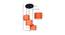 Frank Orange Natural Fiber Cluster Hanging Light (Orange) by Urban Ladder - Design 1 Dimension - 612322