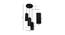 Milan Black Fabric Cluster Hanging Light (Black) by Urban Ladder - Design 1 Dimension - 612325