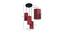 Shawn Maroon Natural Fiber Cluster Hanging Light (Maroon) by Urban Ladder - Design 1 Dimension - 612335