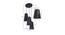 Ford Black Fabric Cluster Hanging Light (Black) by Urban Ladder - Design 1 Dimension - 612338