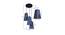 Adan Blue Natural Fiber Cluster Hanging Light (Blue) by Urban Ladder - Design 1 Dimension - 612344