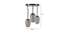 Eden Multicolor Glass Cluster Hanging Light (Multicolor) by Urban Ladder - Design 1 Dimension - 612356