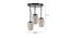 Maximilian Multicolor Glass Cluster Hanging Light (Multicolor) by Urban Ladder - Design 1 Dimension - 612357