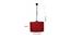 Callen Maroon  Natural Fiber  Hanging Light (Maroon) by Urban Ladder - Design 1 Dimension - 612358