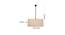 Bo Off-White  Fabric  Hanging Light (Off White) by Urban Ladder - Design 1 Dimension - 612363