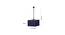 Conrad Blue  Natural Fiber  Hanging Light (Blue) by Urban Ladder - Design 1 Dimension - 612371