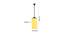 Mohamed Yellow  Fabric  Hanging Light (Yellow) by Urban Ladder - Design 1 Dimension - 612381