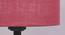 Jefferson Pink Fabric Shade Floor Lamp with Black  Iron Base (Pink) by Urban Ladder - Ground View Design 1 - 612390