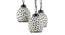 Phillip Multicolor Glass Cluster Hanging Light (Multicolor) by Urban Ladder - Design 1 Side View - 612431