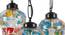 Casey Multicolor Glass Cluster Hanging Light (Multicolor) by Urban Ladder - Design 1 Side View - 612436