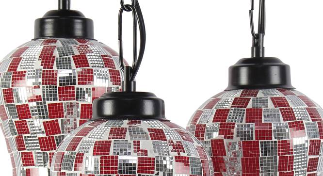Corey Multicolor Glass Cluster Hanging Light (Multicolor) by Urban Ladder - Design 1 Side View - 612445