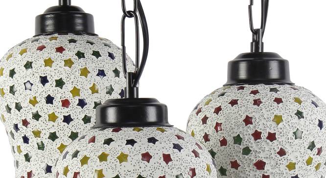 Denver Multicolor Glass Cluster Hanging Light (Multicolor) by Urban Ladder - Design 1 Side View - 612447