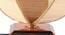Neuman Beige Bamboo Shade Table Lamp with Brown  Wooden Base (Beige) by Urban Ladder - Design 1 Side View - 612470