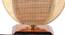 Erwin Beige Bamboo Shade Table Lamp with Brown  Wooden Base (Beige) by Urban Ladder - Design 1 Side View - 612471