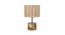Brant Beige Bamboo Shade Table Lamp with Natural  Wooden Base (Beige) by Urban Ladder - Design 1 Side View - 612472