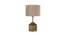 Colette Beige Bamboo Shade Table Lamp with Natural  Wooden Base (Beige) by Urban Ladder - Design 1 Side View - 612473