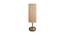 Leslie Beige Bamboo Shade Table Lamp with Natural  Wooden Base (Beige) by Urban Ladder - Design 1 Side View - 612474