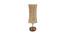 Margaret Beige Bamboo Shade Table Lamp with Natural  Wooden Base (Beige) by Urban Ladder - Design 1 Side View - 612476