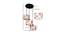 Fabian Multicolor Fabric Cluster Hanging Light (Multicolor) by Urban Ladder - Design 1 Dimension - 612529