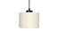 Trevor Off White Fabric Cluster Hanging Light (Off White) by Urban Ladder - Design 1 Side View - 612570