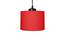 Emanuel Red Fabric Cluster Hanging Light (Red) by Urban Ladder - Design 1 Side View - 612574