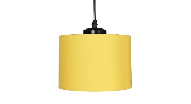 Pedro Yellow Fabric Cluster Hanging Light (Yellow) by Urban Ladder - Design 1 Side View - 612580