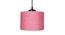 Troy Pink Natural Fiber Cluster Hanging Light (Pink) by Urban Ladder - Design 1 Side View - 612583