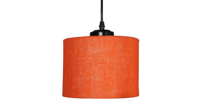 Frank Orange Natural Fiber Cluster Hanging Light (Orange) by Urban Ladder - Design 1 Side View - 612588