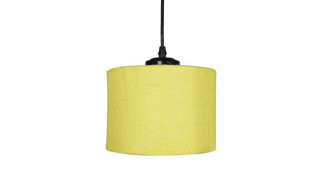 Kendrick Yellow Natural Fiber Cluster Hanging Light (Yellow) by Urban Ladder - Design 1 Side View - 612590