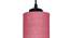 Ibrahim Pink Natural Fiber Cluster Hanging Light (Pink) by Urban Ladder - Design 1 Side View - 612601