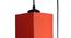 Dominick Orange Fabric Cluster Hanging Light (Orange) by Urban Ladder - Design 1 Side View - 612606