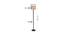 Augustine Multicolor Fabric Shade Floor Lamp with Black  Iron Base (Multicolor) by Urban Ladder - Design 1 Dimension - 612621