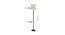 Mathew Off White Fabric Shade Floor Lamp with Black  Iron Base (Off White) by Urban Ladder - Design 1 Dimension - 612624