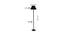 Vihaan Black Fabric Shade Floor Lamp with Black  Iron Base (Black) by Urban Ladder - Design 1 Dimension - 612626