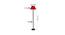 Jamie Red Fabric Shade Floor Lamp with Black  Iron Base (Red) by Urban Ladder - Design 1 Dimension - 612628