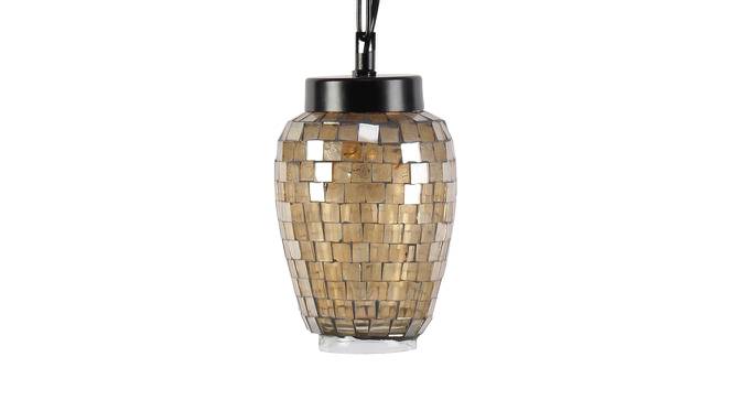 Hank Multicolor Glass Single Hanging Light (Multicolor) by Urban Ladder - Design 1 Side View - 612631