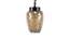 Hank Multicolor Glass Single Hanging Light (Multicolor) by Urban Ladder - Design 1 Side View - 612631