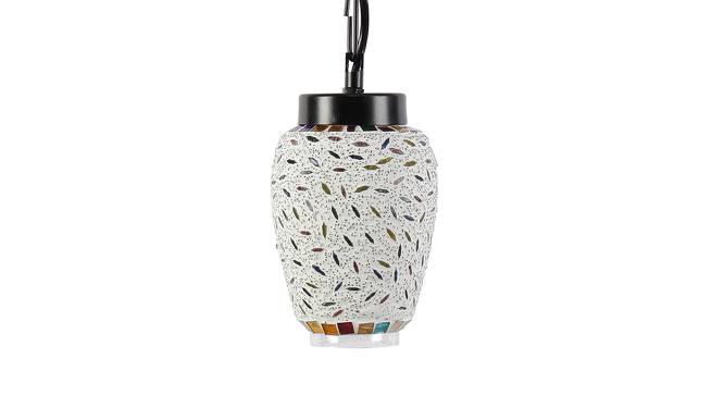 Alexis Multicolor Glass Single Hanging Light (Multicolor) by Urban Ladder - Design 1 Side View - 612633
