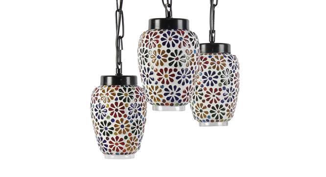 Eden Multicolor Glass Cluster Hanging Light (Multicolor) by Urban Ladder - Design 1 Side View - 612640