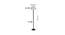 Nathanael White Natural Fiber Shade Floor Lamp with Black  Iron Base (White) by Urban Ladder - Design 1 Dimension - 612641