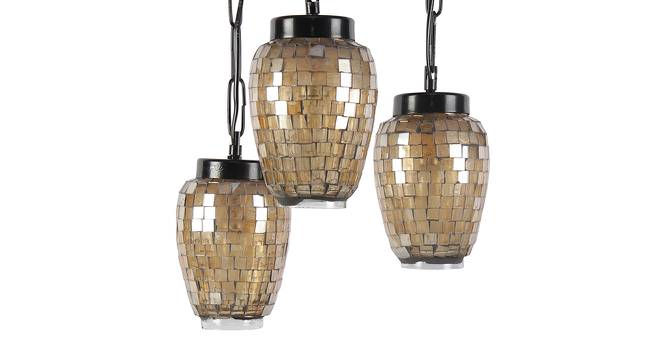 Rocco Multicolor Glass Cluster Hanging Light (Multicolor) by Urban Ladder - Design 1 Side View - 612644