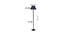 Ray Blue Natural Fiber Shade Floor Lamp with Black  Iron Base (Blue) by Urban Ladder - Design 1 Dimension - 612645