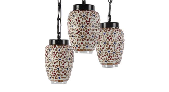 Aziel Multicolor Glass Cluster Hanging Light (Multicolor) by Urban Ladder - Design 1 Side View - 612650
