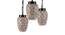 Aziel Multicolor Glass Cluster Hanging Light (Multicolor) by Urban Ladder - Design 1 Side View - 612650