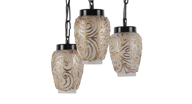 Moses Multicolor Glass Cluster Hanging Light (Multicolor) by Urban Ladder - Design 1 Side View - 612652