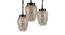 Moses Multicolor Glass Cluster Hanging Light (Multicolor) by Urban Ladder - Design 1 Side View - 612652
