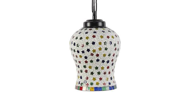 Braylen Multicolor Glass  Hanging Light (Multicolor) by Urban Ladder - Design 1 Side View - 612654