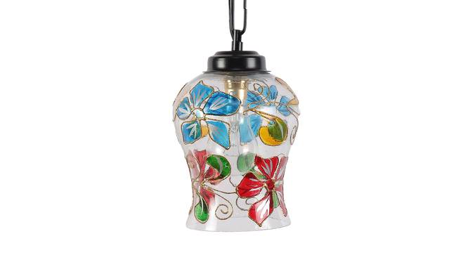 Shane Multicolor Glass  Hanging Light (Multicolor) by Urban Ladder - Design 1 Side View - 612661