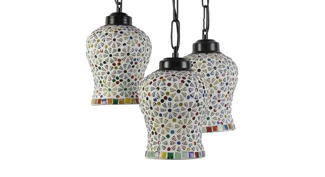 Raphael Multicolor Glass Cluster Hanging Light (Multicolor) by Urban Ladder - Design 1 Side View - 612667